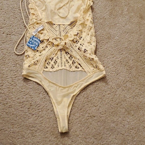 NWT Free People Battenburg Bodysuit- M - Picture 8 of 12